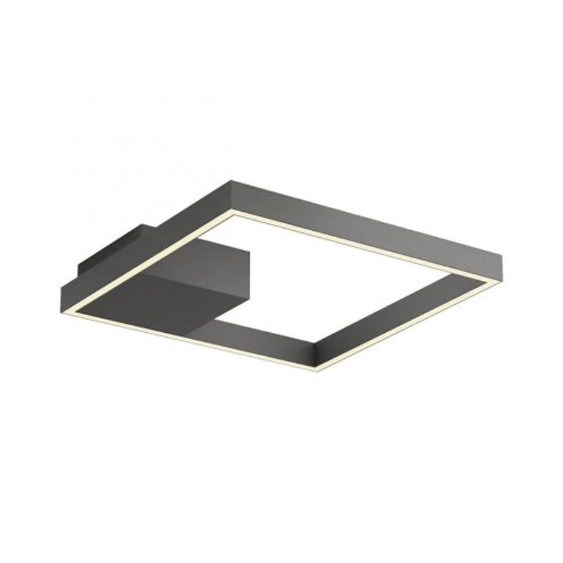 FEBE APPLIQUE PLAFONIERA QUADRATA CM 40X40 LED 30W LUCE 3000K-4000K 3 COLORI MODERNA