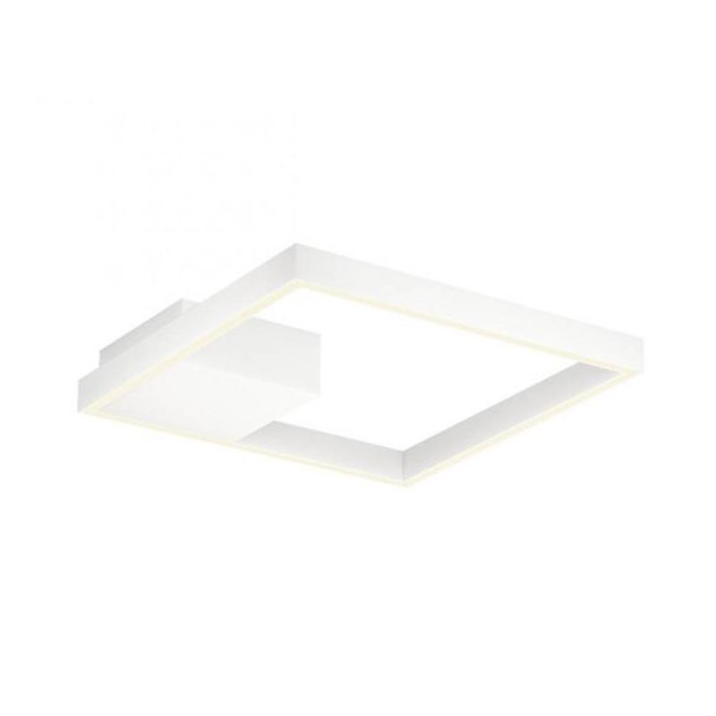 FEBE APPLIQUE PLAFONIERA QUADRATA CM 40X40 LED 30W LUCE 3000K-4000K 3 COLORI MODERNA