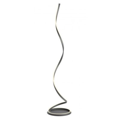 SCROLL PIANTANA SINUOSA A LED 30W LUCE CCT 3000K-4000K-6000K ALLUMINIO 3 COLORI MODERNA