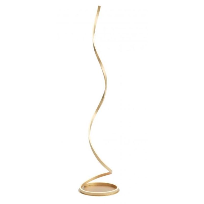 SCROLL PIANTANA SINUOSA A LED 30W LUCE CCT 3000K-4000K-6000K ALLUMINIO 3 COLORI MODERNA