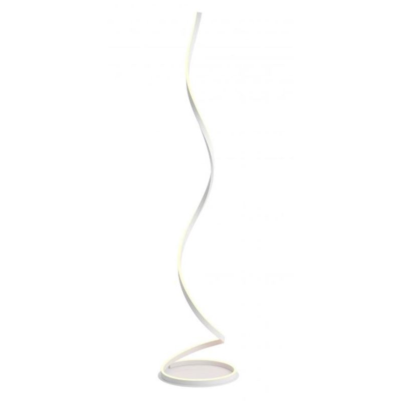 SCROLL PIANTANA SINUOSA A LED 30W LUCE CCT 3000K-4000K-6000K ALLUMINIO 3 COLORI MODERNA