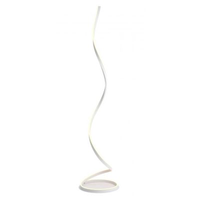 SCROLL PIANTANA SINUOSA A LED 30W LUCE CCT 3000K-4000K-6000K ALLUMINIO 3 COLORI MODERNA