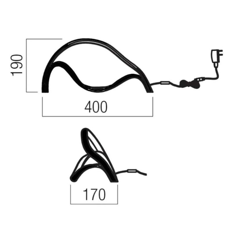 TEMPEST LAMPADA DA TAVOLO ORIGINALE LED 12W LUCE 3000K DIMMERABILE ALLUMINIO 3 COLORI MODERNA