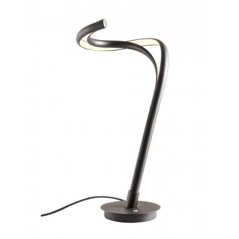 TEMPEST LAMPADA DA TAVOLO MODERNA LED 18W LUCE 3000K DIMMERABILE ALLUMINIO 3 COLORI