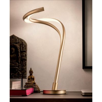 TEMPEST LAMPADA DA TAVOLO MODERNA LED 18W LUCE 3000K DIMMERABILE ALLUMINIO 3 COLORI