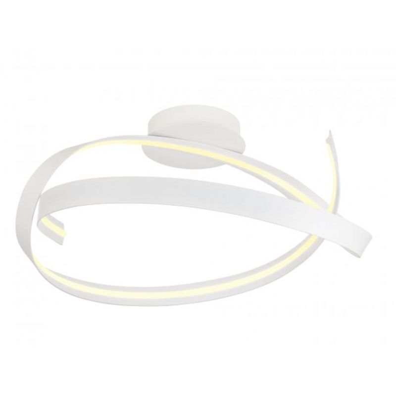 IMPULS PLAFONIERA MODERNA LED 34W LUCE 3000K DIMMERABILE ALLUMINIO 3 COLORI DIAMETRO CM 60