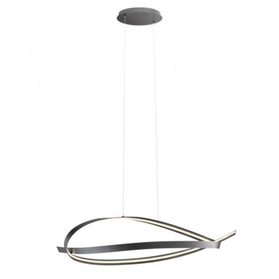 IMPULS SOSPENSIONE LED 38W LUCE 3000K DIMMERABILE ALLUMINIO 3 COLORI DIAMETRO CM 107 MODERNA