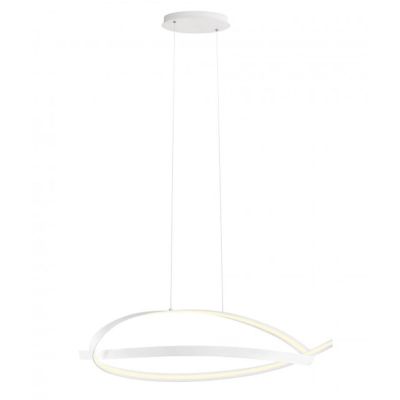 IMPULS SOSPENSIONE LED 38W LUCE 3000K DIMMERABILE ALLUMINIO 3 COLORI DIAMETRO CM 107 MODERNA