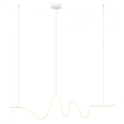 IMPULS SOSPENSIONE ULTRAMODERNA LED 34W LUCE 3000K DIMMERABILE ALLUMINIO 3 COLORI LARGHEZZA CM 160