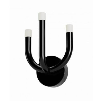 LUXOR APPLIQUE MODERNA LED 12W LUCE 3000K ALLUMINIO 4 COLORI ALTEZZA CM 27