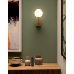 CONFUSIO APPLIQUE 1 LUCE METALLO ORO O NERO LAMPADINA ATTACCO E14 DESIGN MODERNO