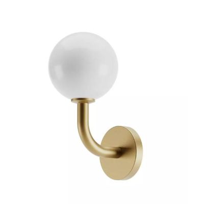 CONFUSIO APPLIQUE 1 LUCE METALLO ORO O NERO LAMPADINA ATTACCO E14 DESIGN MODERNO