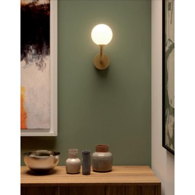 CONFUSIO APPLIQUE 1 LUCE METALLO ORO O NERO LAMPADINA ATTACCO E14 DESIGN MODERNO