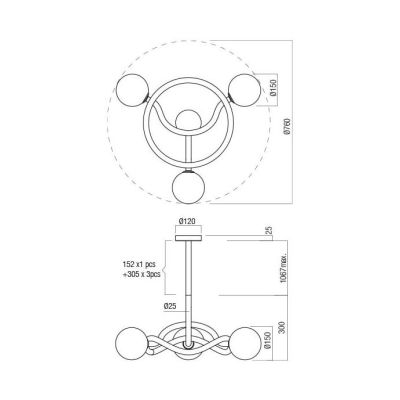 CONFUSIO LAMPADARIO 3 OPPURE 5 LUCI IN METALLO ORO O NERO LAMPADINE ATTACCO E14 DESIGN MODERNO