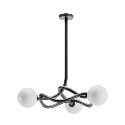 CONFUSIO LAMPADARIO 3 OPPURE 5 LUCI IN METALLO ORO O NERO LAMPADINE ATTACCO E14 DESIGN MODERNO
