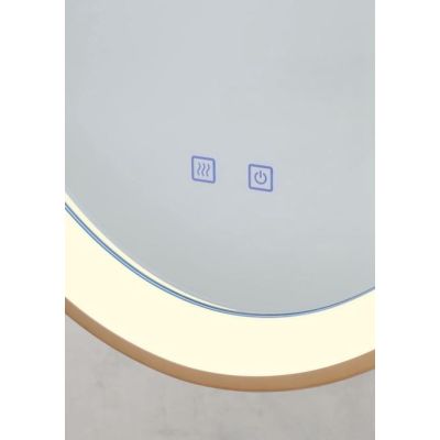 VANITY LAMPADA SPECCHIO OVALE LED 36W LUCE DIMMERABILE FUNZIONE ANTIAPPANNAMENTO 3 COLORI IP44