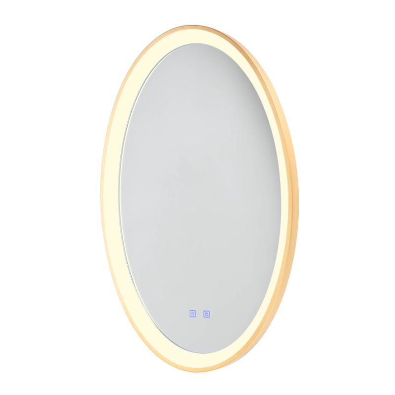 VANITY LAMPADA SPECCHIO OVALE LED 36W LUCE DIMMERABILE FUNZIONE ANTIAPPANNAMENTO 3 COLORI IP44