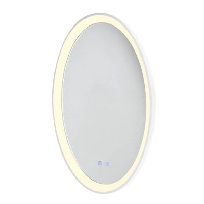 VANITY LAMPADA SPECCHIO OVALE LED 36W LUCE DIMMERABILE FUNZIONE ANTIAPPANNAMENTO 3 COLORI IP44
