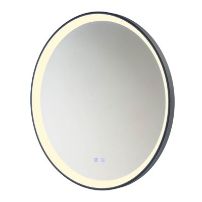 VANITY LAMPADA SPECCHIO ROTONDA D78 CM LED 48W LUCE DIMMERABILE FUNZIONE ANTIAPPANNAMENTO 3 COLORI IP44