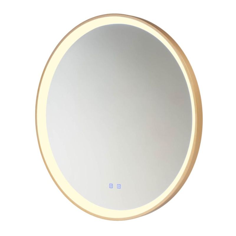 VANITY LAMPADA SPECCHIO ROTONDA D78 CM LED 48W LUCE DIMMERABILE FUNZIONE ANTIAPPANNAMENTO 3 COLORI IP44