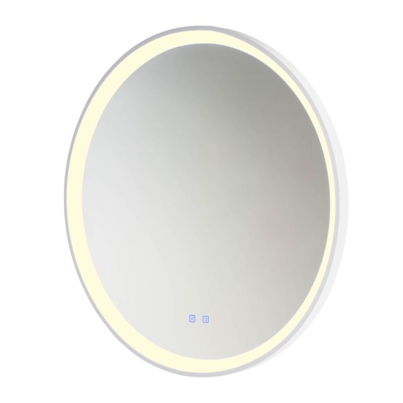 VANITY LAMPADA SPECCHIO ROTONDA D78 CM LED 48W LUCE DIMMERABILE FUNZIONE ANTIAPPANNAMENTO 3 COLORI IP44