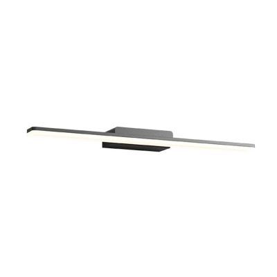 BARRIO LAMPADA DA SPECCHIO CM 120-CM90-CM60 LED IP44 BIANCA O NERA LUCE 3000K O 4000K MODERNA