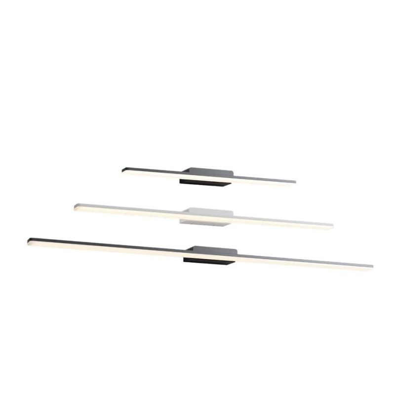 BARRIO LAMPADA DA SPECCHIO CM 120-CM90-CM60 LED IP44 BIANCA O NERA LUCE 3000K O 4000K MODERNA