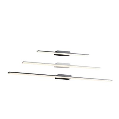 BARRIO LAMPADA DA SPECCHIO CM 120-CM90-CM60 LED IP44 BIANCA O NERA LUCE 3000K O 4000K MODERNA