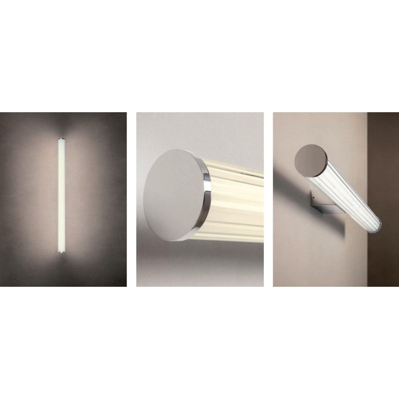 DIZZY LAMPADA DA SPECCHIO IP44 CM 120-CM90-CM60 LED LUCE 3000K-4000K 3 FINITURE COLORE MODERNA