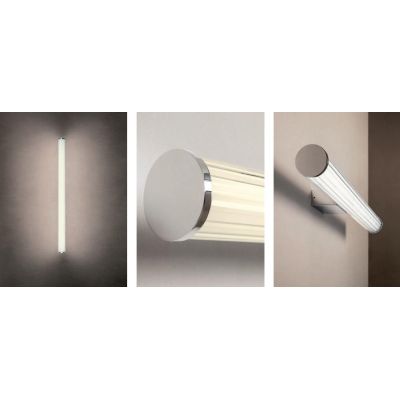 DIZZY LAMPADA DA SPECCHIO IP44 CM 120-CM90-CM60 LED LUCE 3000K-4000K 3 FINITURE COLORE MODERNA