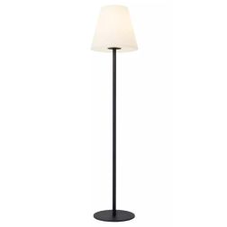 PINO FLOOR PIANTANA DA ESTERNO 2 MISURE METALLO ANTRACITE E DIFFUSORE BIANCO LAMPADINA E27 2