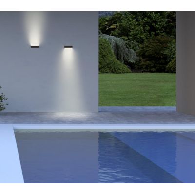OMNIA APPLIQUE DA ESTERNO ANTI SALSEDINE IP54 LED 13,5W LUCE 2700K,3000K O 4000K ANTI CORROSIONE 3 COLORI