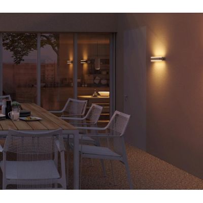 DASH APPLIQUE A LED BI-EMISSIONE DI LUCE 3000K-4000K DA ESTERNI IP65 3 COLORI MODERNA