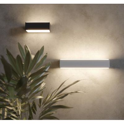 DASH APPLIQUE A LED BI-EMISSIONE DI LUCE 3000K-4000K DA ESTERNI IP65 3 COLORI MODERNA