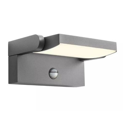 FLIP APPLIQUE ORIENTABILE CON SENSORE DI MOVIMENTO E CREPUSCOLARE IP54 3 COLORI LED 20W LUCE 3000K