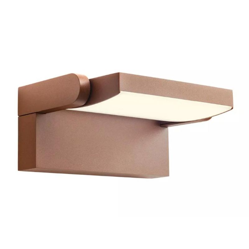 FLIP APPLIQUE ORIENTABILE DA ESTERNO IP54 LED 20W LUCE 3000K BIANCO,ANTRACITE E CORTEN