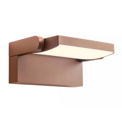 FLIP APPLIQUE ORIENTABILE DA ESTERNO IP54 LED 20W LUCE 3000K BIANCO,ANTRACITE E CORTEN