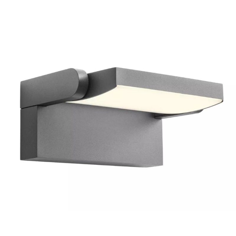 FLIP APPLIQUE ORIENTABILE DA ESTERNO IP54 LED 20W LUCE 3000K BIANCO,ANTRACITE E CORTEN