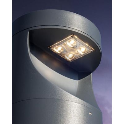 XWALK PALO DA GIARDINO H80 CM ANTRACITE O CORTEN IP65 LED 24W LUCE 2700K-3000K DESIGN MODERNO
