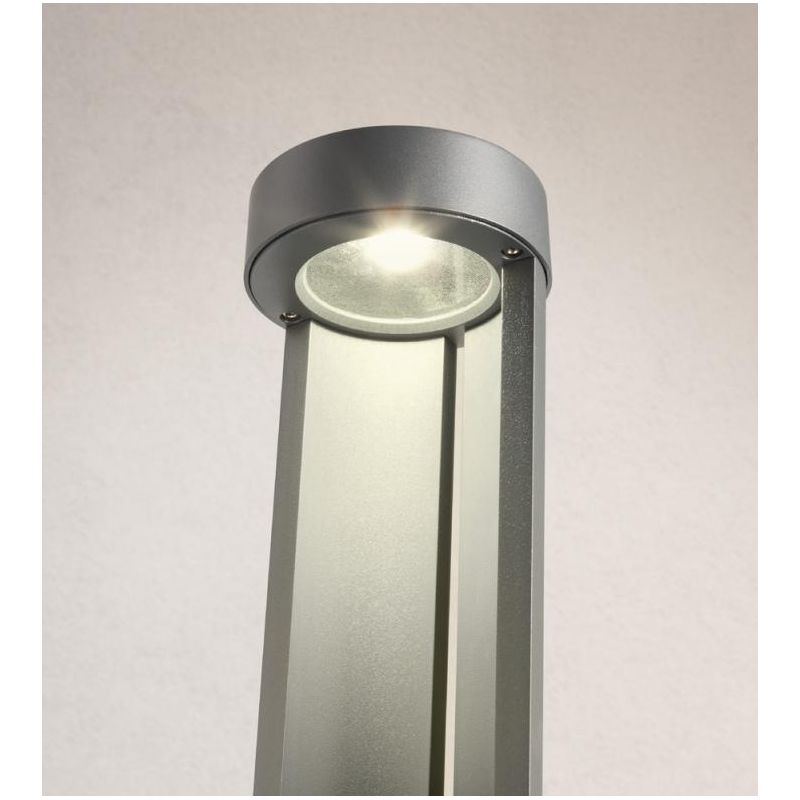 ZEUS PALETTO DA GIARDINO H75 CM ANTRACITE O MARRONE LED 11.5W LUCE 3000K IP54 MODERNO