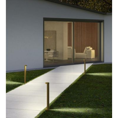 ZEUS PALETTO DA GIARDINO H75 CM ANTRACITE O MARRONE LED 11.5W LUCE 3000K IP54 MODERNO