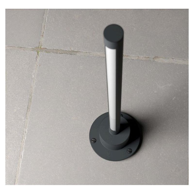 WIKI PALO DA GIARDINO H50 CM O H90 CM  IP65 ALLUMINIO ANTRACITE LED INTEGRATO LUCE 3000K MODERNO