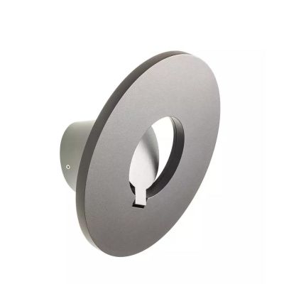 FREE APPLIQUE ORIENTABILE ROTONDA LED 10W LUCE 3000K IP54 ALLUMINIO ANTRACITE DESIGN MODERNO