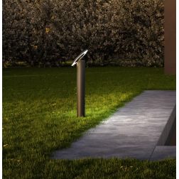 FREE PALETTO ORIENTABILE DA ESTERNO LED 10W LUCE 3000K IP54 ALLUMINIO ANTRACITE DESIGN MODERNO 2
