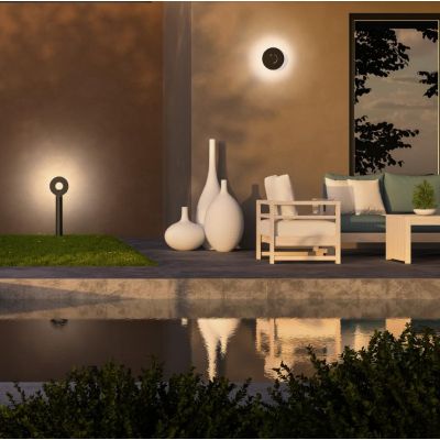 FREE PALETTO ORIENTABILE DA ESTERNO LED 10W LUCE 3000K IP54 ALLUMINIO ANTRACITE DESIGN MODERNO