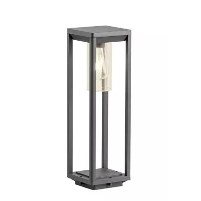 LAGOS PALETTO DA ESTERNO IP54 2 MISURE ALLUMINIO ANTRACITE O MARRONE LAMPADINA E27 MODERNO