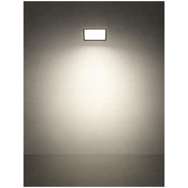 FLUX PROIETTORE DA ESTERNO IP65 ALLUMINIO ANTRACITE 2 MISURE LED INTEGRATO LUCE 3000K