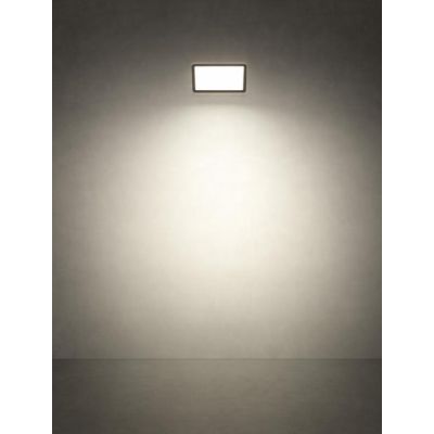 FLUX PROIETTORE DA ESTERNO IP65 ALLUMINIO ANTRACITE 2 MISURE LED INTEGRATO LUCE 3000K
