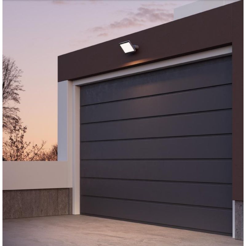 FLUX PROIETTORE DA ESTERNO IP65 ALLUMINIO ANTRACITE 2 MISURE LED INTEGRATO LUCE 3000K