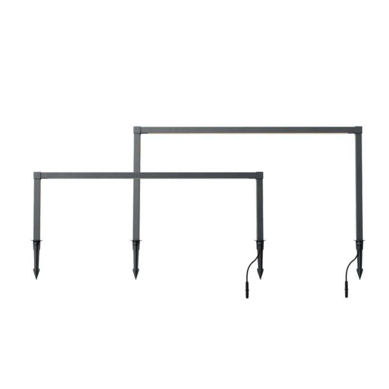 BARRIER PALETTO LINEARE DA ESTERNO CON PICCHETTO IP65 2 MISURE LED 15W LUCE 3000K MODERNO